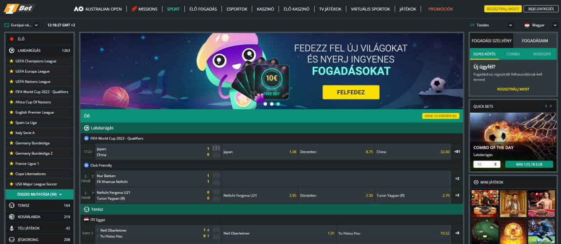 1Bet fogadóirodának