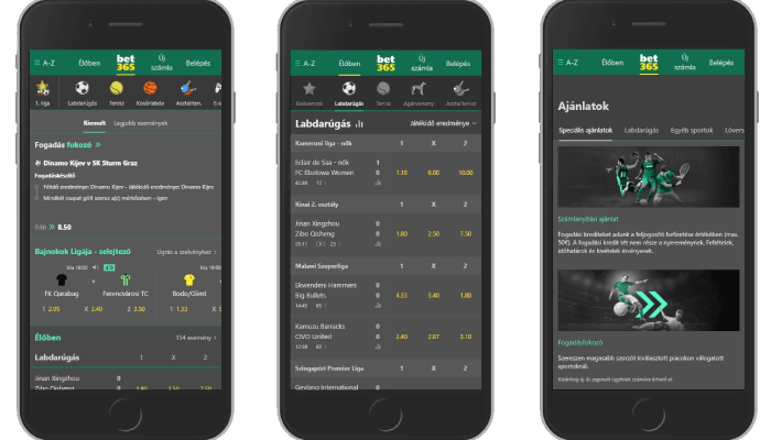 bet365 alkalmazás