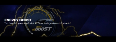 A EnergyBet energy boost bónusz