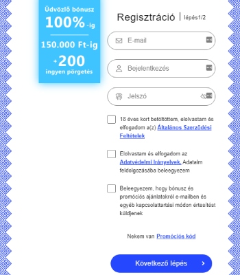LibraBet regisztracio