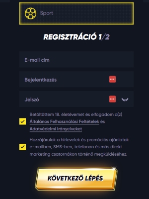 QuickWin regisztráció