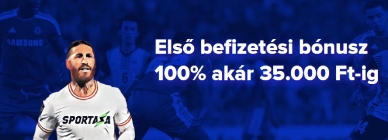 Sportaza első befizetési bónusz 100%