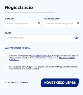 Sportaza regisztracio